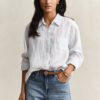 Relaxed Fit Striped Linen Shirt Relaxed Fit Striped Linen Shirt
