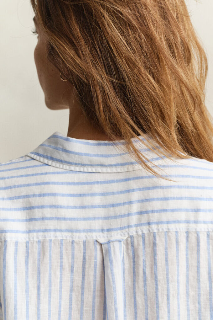 Relaxed Fit Striped Linen Shirt Relaxed Fit Striped Linen Shirt