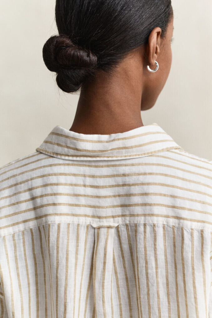 Relaxed Fit Striped Linen Shirt Relaxed Fit Striped Linen Shirt