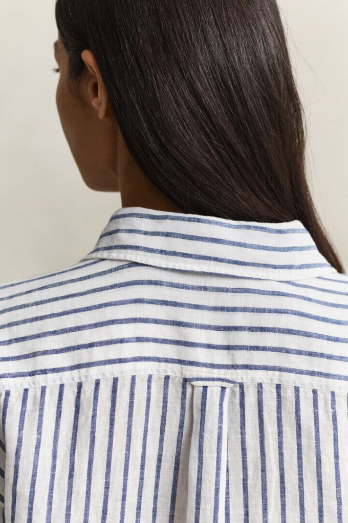 Relaxed Fit Striped Linen Shirt Relaxed Fit Striped Linen Shirt