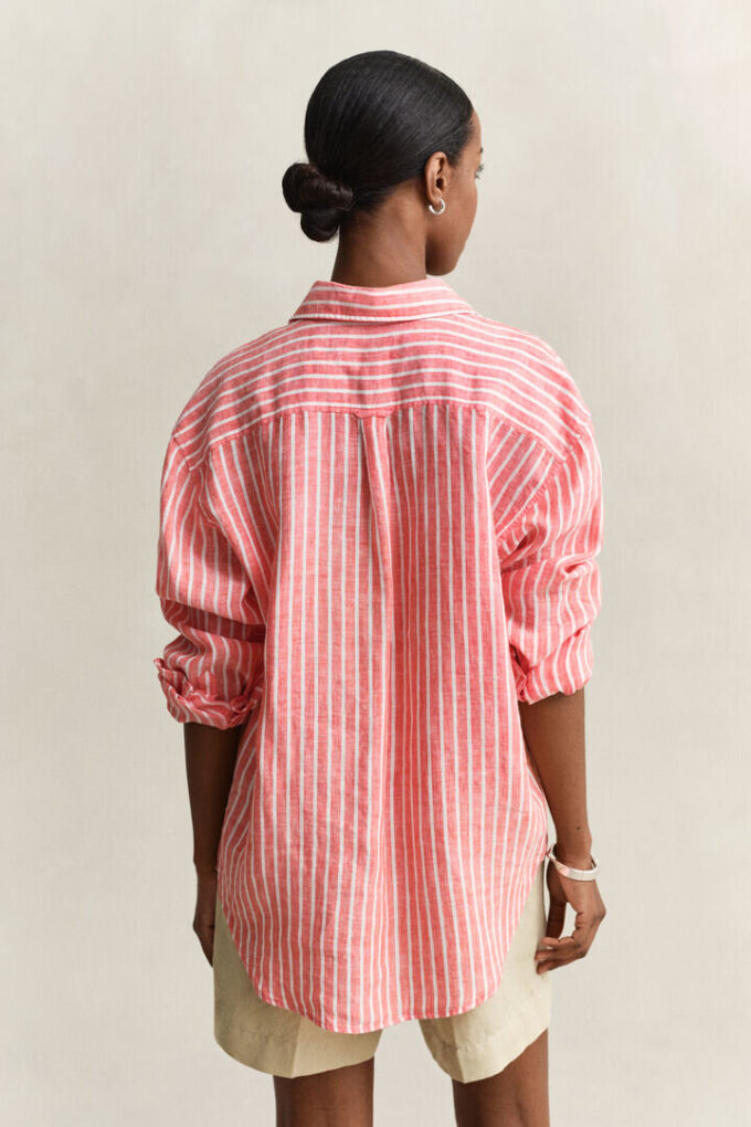 Relaxed Fit Striped Linen Shirt Relaxed Fit Striped Linen Shirt