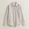 Relaxed Fit Striped Linen Shirt Relaxed Fit Striped Linen Shirt