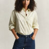 Relaxed Fit Striped Poplin Shirt Relaxed Fit Striped Poplin Shirt