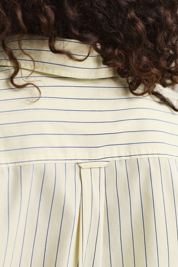 Relaxed Fit Striped Poplin Shirt Relaxed Fit Striped Poplin Shirt