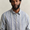 Relaxed Fit Striped Seersucker Shirt Relaxed Fit Striped Seersucker Shirt