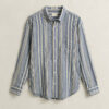 Relaxed Fit Striped Seersucker Shirt Relaxed Fit Striped Seersucker Shirt