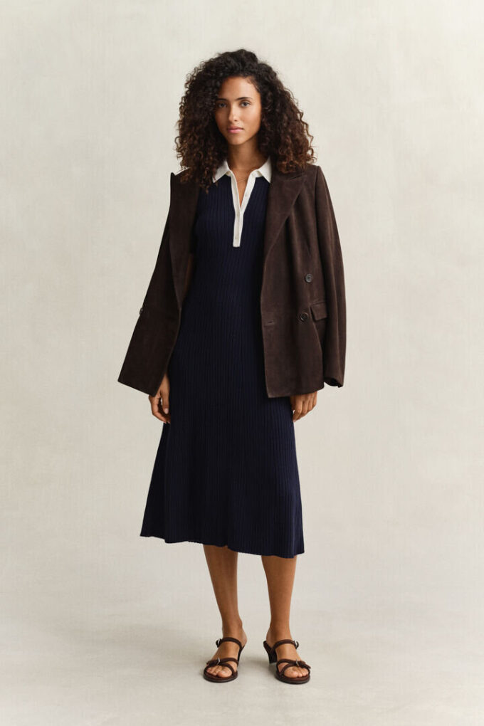 Rib Knit Polo Dress Rib Knit Polo Dress