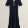 Rib Knit Polo Dress Rib Knit Polo Dress