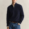 Ribbed Cotton Half-Zip Sweater Ribbed Cotton Half-Zip Sweater