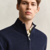 Ribbed Cotton Half-Zip Sweater Ribbed Cotton Half-Zip Sweater