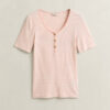 Ribbed Henley Top