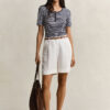 Ribbed Henley Top Ribbed Henley Top