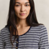 Ribbed Henley Top Ribbed Henley Top