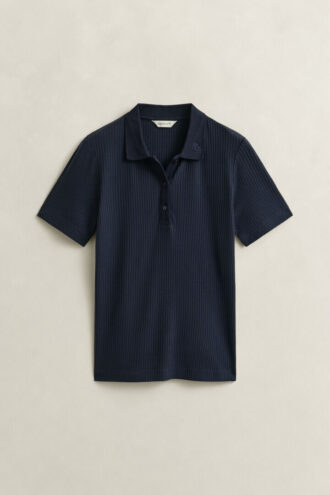 Ribbed Polo Shirt