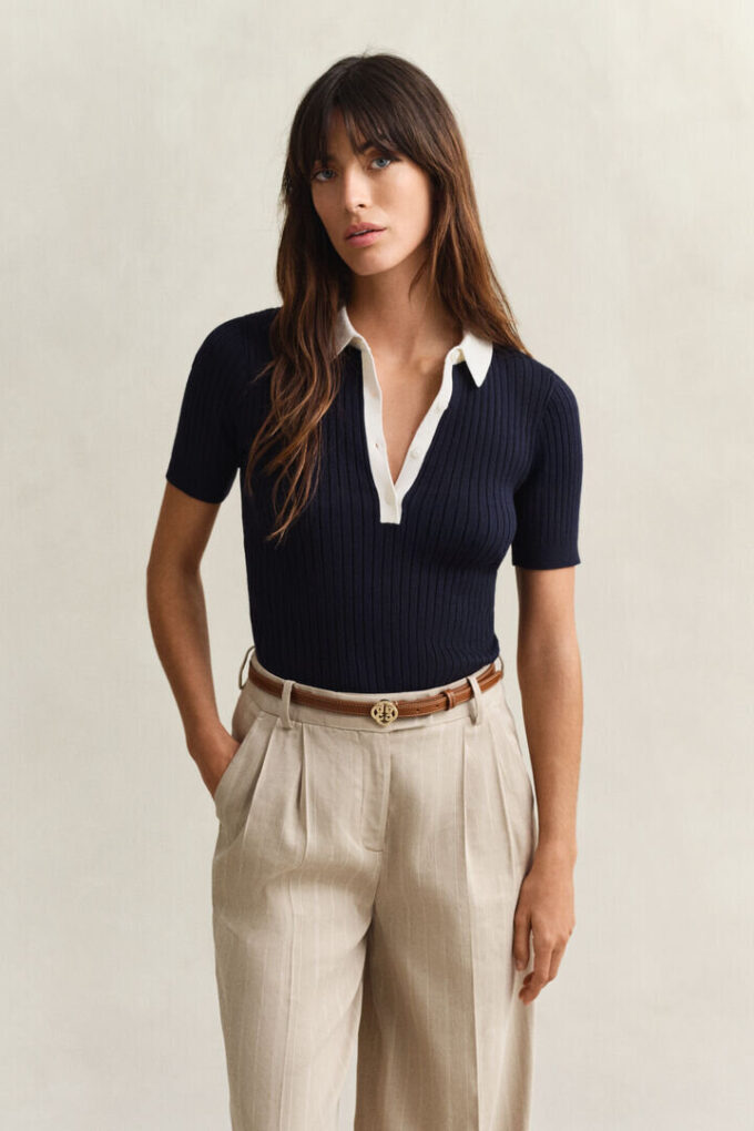Ribbed Short Sleeve Rugger Ribbed Short Sleeve Rugger