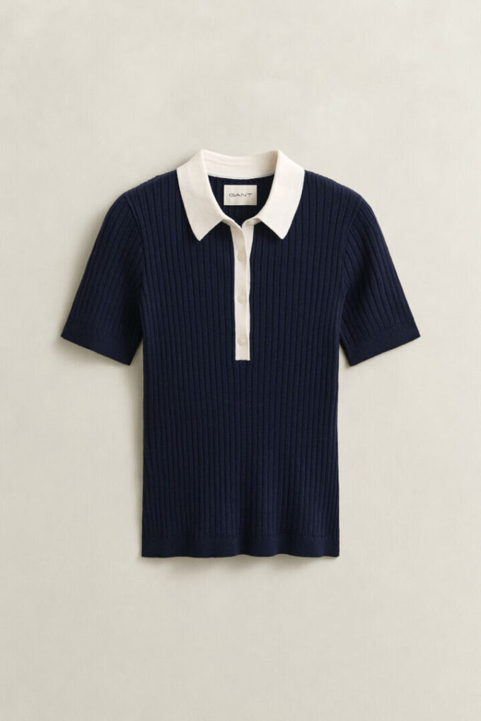Ribbed Short Sleeve Rugger Ribbed Short Sleeve Rugger