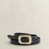 Rounded Buckle Leather Belt Rounded Buckle Leather Belt