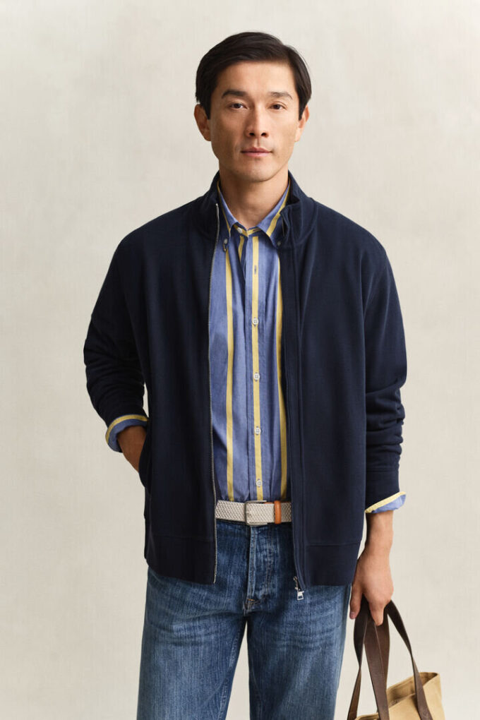 Sacker Rib Zip Sweatshirt Sacker Rib Zip Sweatshirt