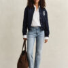 Satin Varsity Jacket Satin Varsity Jacket