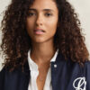 Satin Varsity Jacket Satin Varsity Jacket