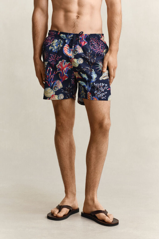 Seaweed Print Swim Shorts Seaweed Print Swim Shorts