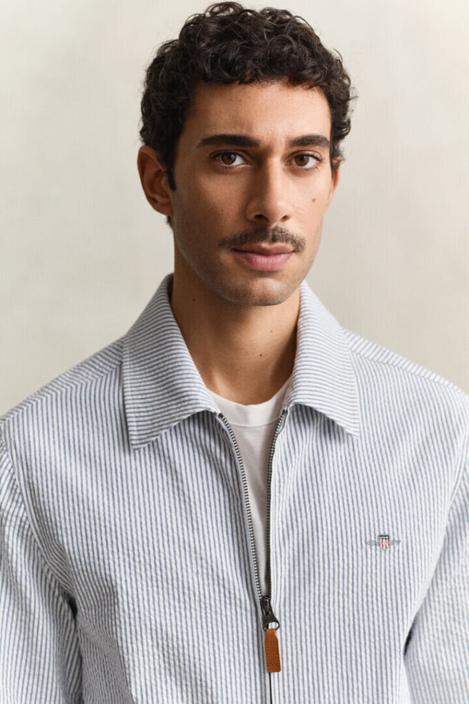 Seersucker Windcheater Jacket Seersucker Windcheater Jacket