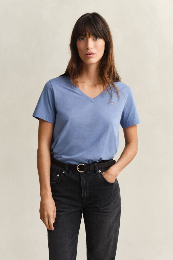 Shield V-Neck T-Shirt Shield V-Neck T-Shirt