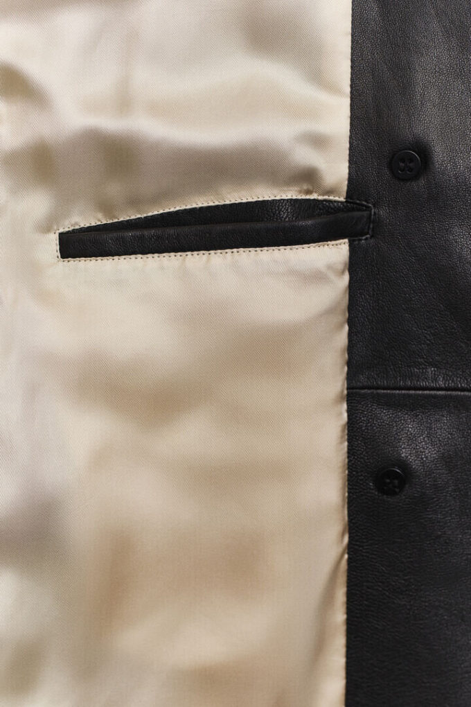 Short Leather Trench Coat Short Leather Trench Coat