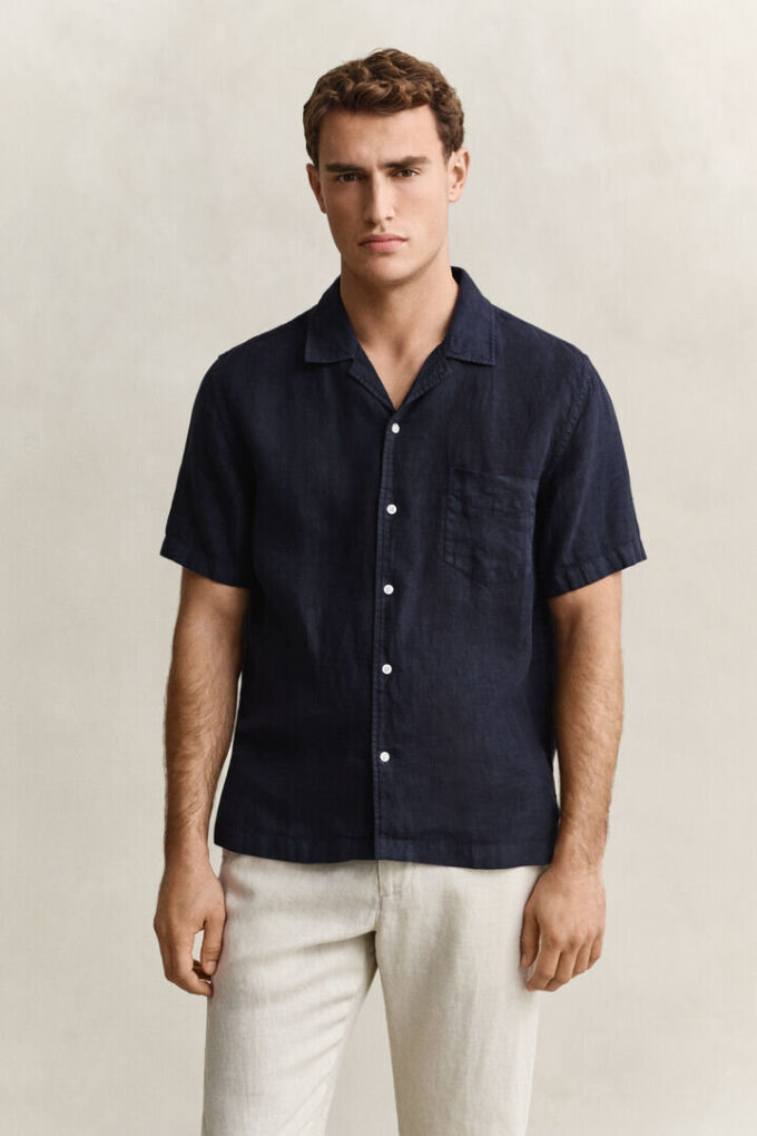 Short Sleeve Linen Shirt Short Sleeve Linen Shirt