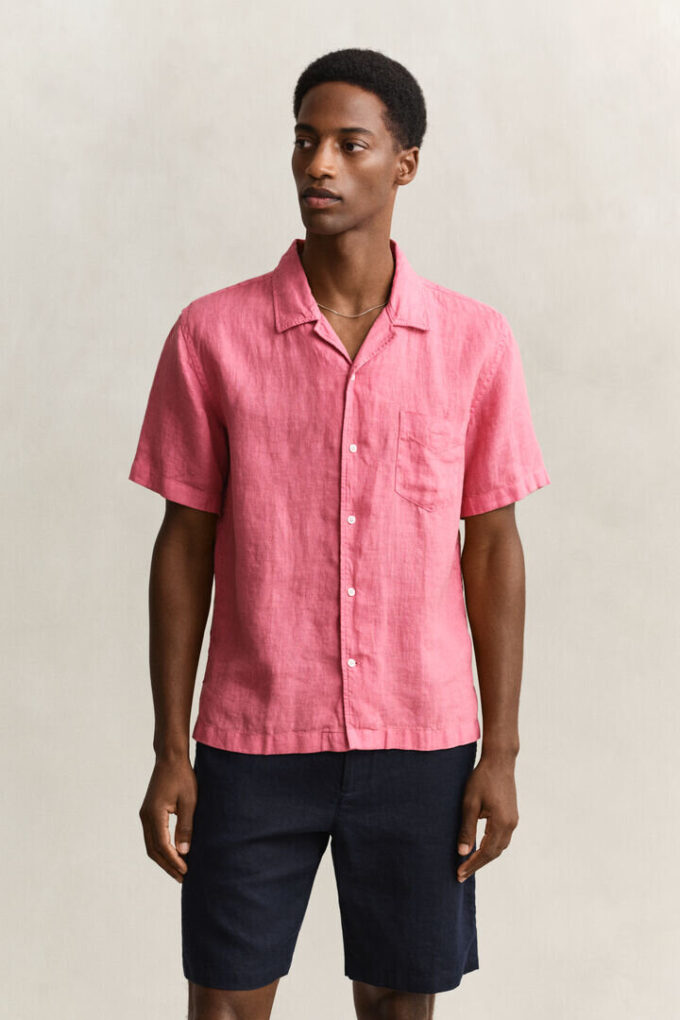 Short Sleeve Linen Shirt Short Sleeve Linen Shirt