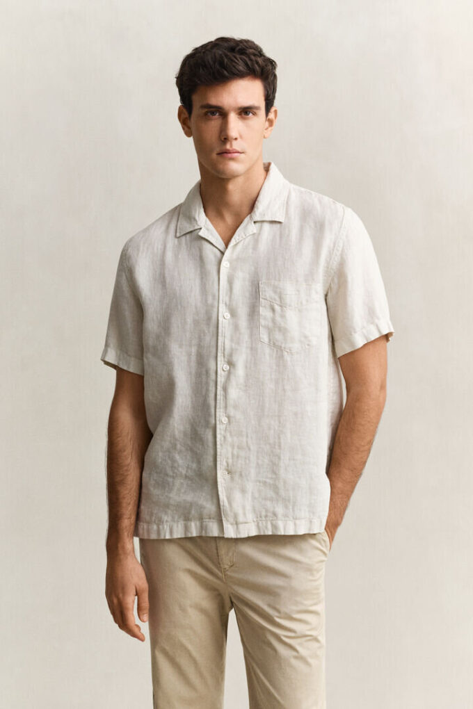 Short Sleeve Linen Shirt Short Sleeve Linen Shirt
