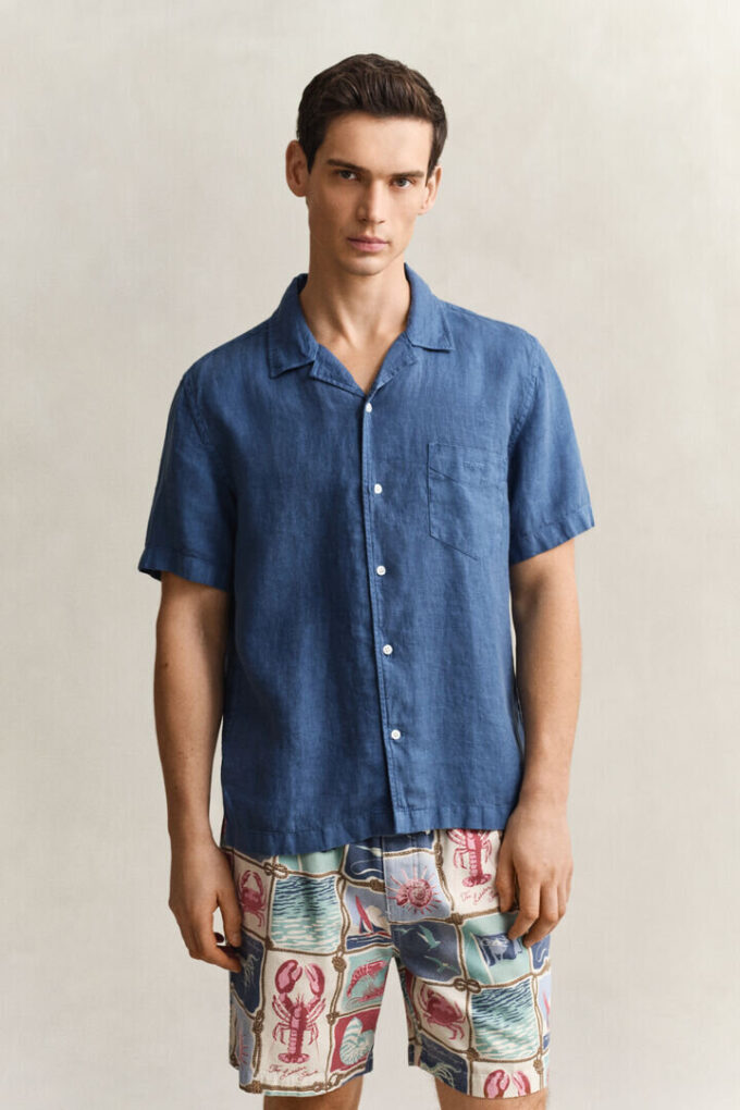 Short Sleeve Linen Shirt Short Sleeve Linen Shirt