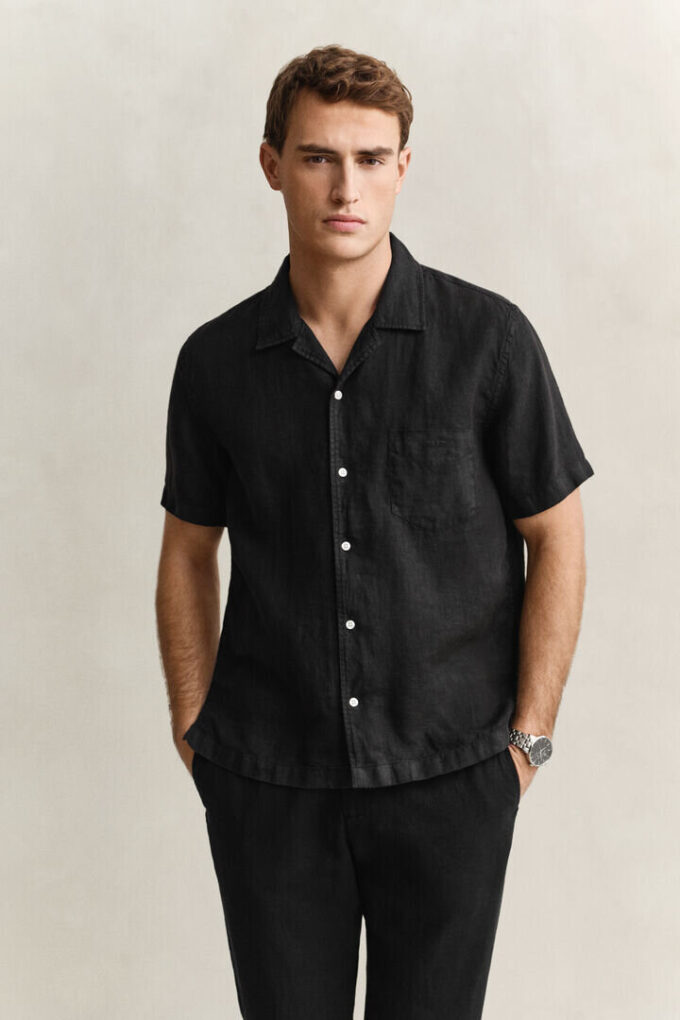 Short Sleeve Linen Shirt Short Sleeve Linen Shirt