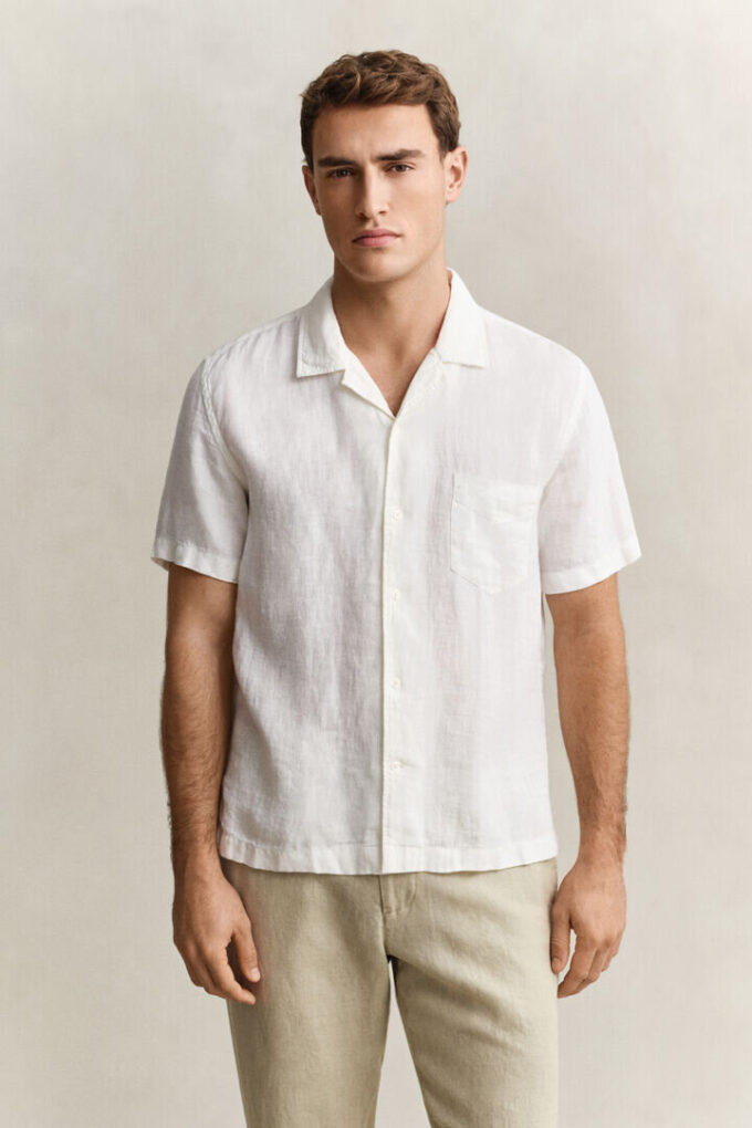 Short Sleeve Linen Shirt Short Sleeve Linen Shirt