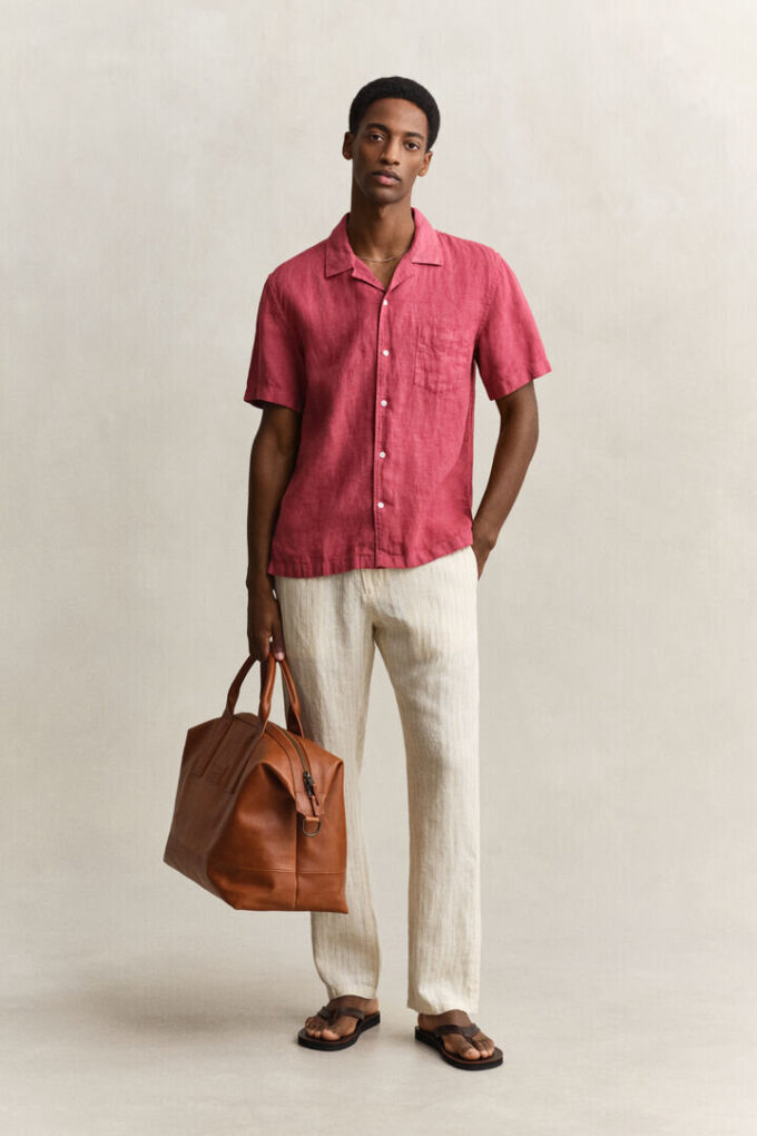 Short Sleeve Linen Shirt Short Sleeve Linen Shirt