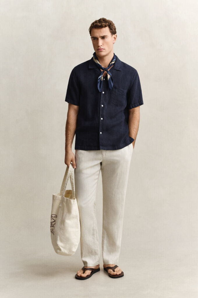 Short Sleeve Linen Shirt Short Sleeve Linen Shirt