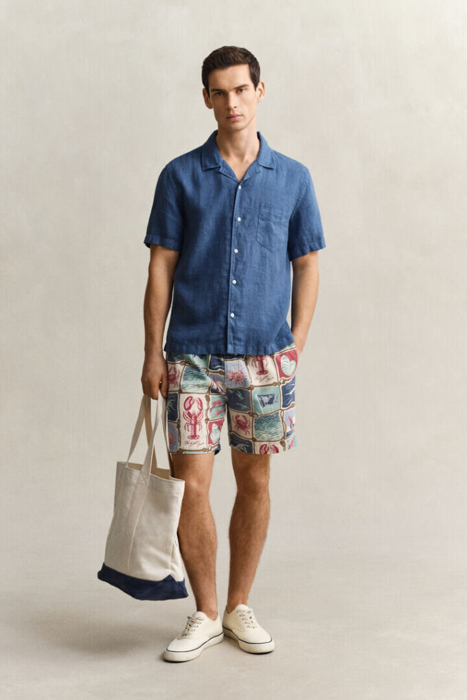 Short Sleeve Linen Shirt Short Sleeve Linen Shirt