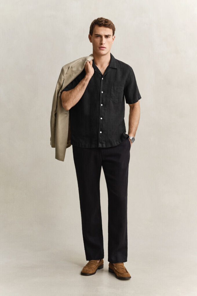 Short Sleeve Linen Shirt Short Sleeve Linen Shirt