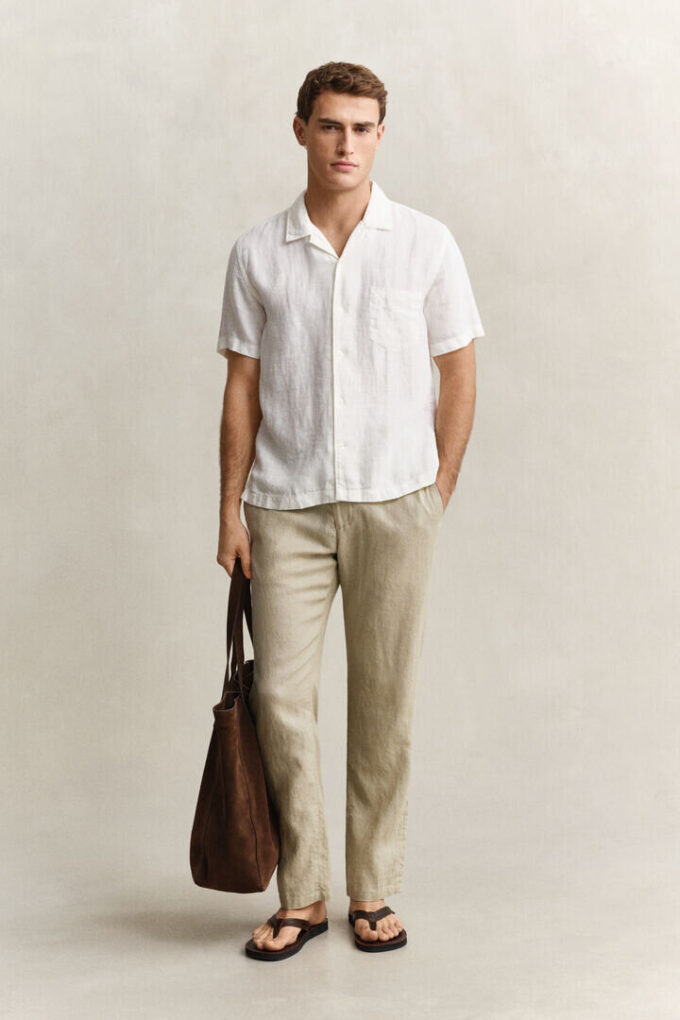 Short Sleeve Linen Shirt Short Sleeve Linen Shirt