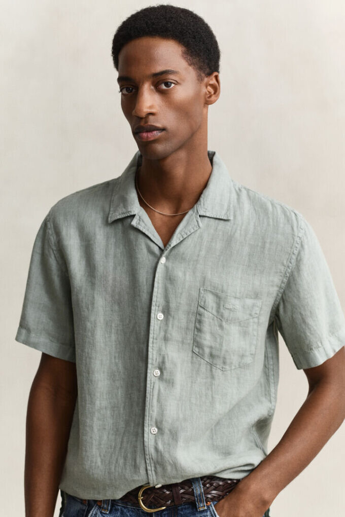 Short Sleeve Linen Shirt Short Sleeve Linen Shirt