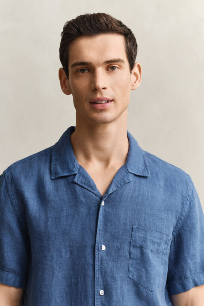 Short Sleeve Linen Shirt Short Sleeve Linen Shirt