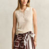 Sleeveless Lace Knit Top