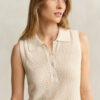 Sleeveless Lace Knit Top