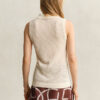 Sleeveless Lace Knit Top