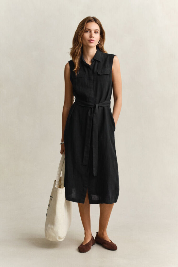 Sleeveless Linen Dress Sleeveless Linen Dress