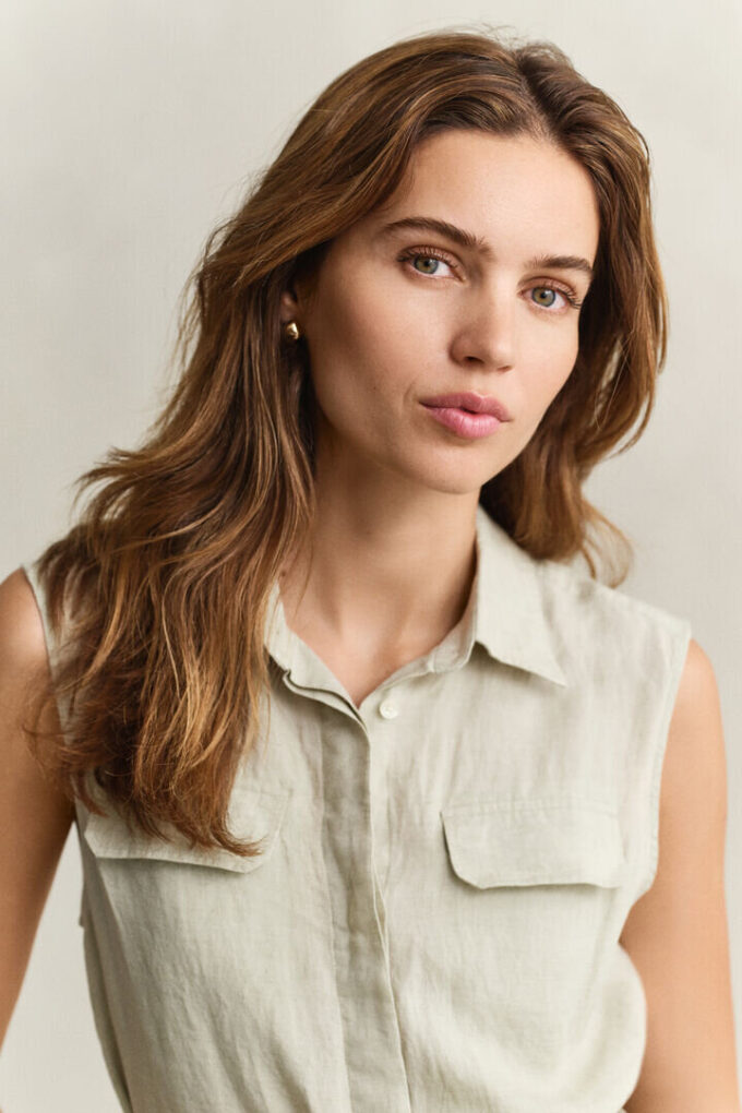Sleeveless Linen Dress Sleeveless Linen Dress