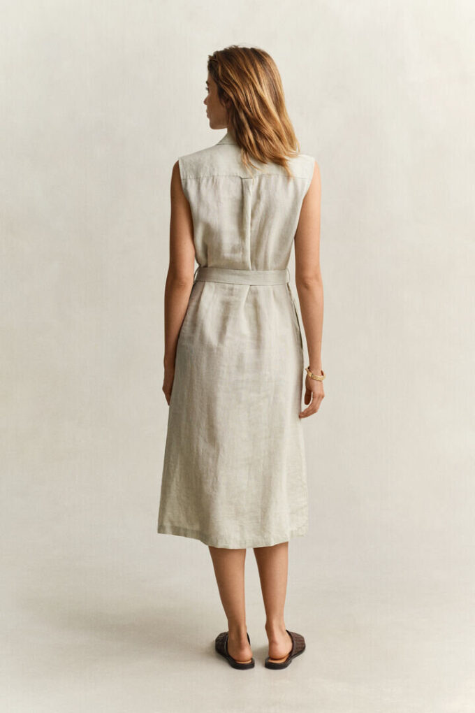 Sleeveless Linen Dress Sleeveless Linen Dress