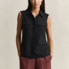 Sleeveless Linen Shirt Sleeveless Linen Shirt