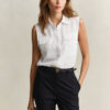 Sleeveless Linen Shirt Sleeveless Linen Shirt