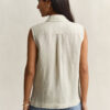 Sleeveless Linen Shirt Sleeveless Linen Shirt
